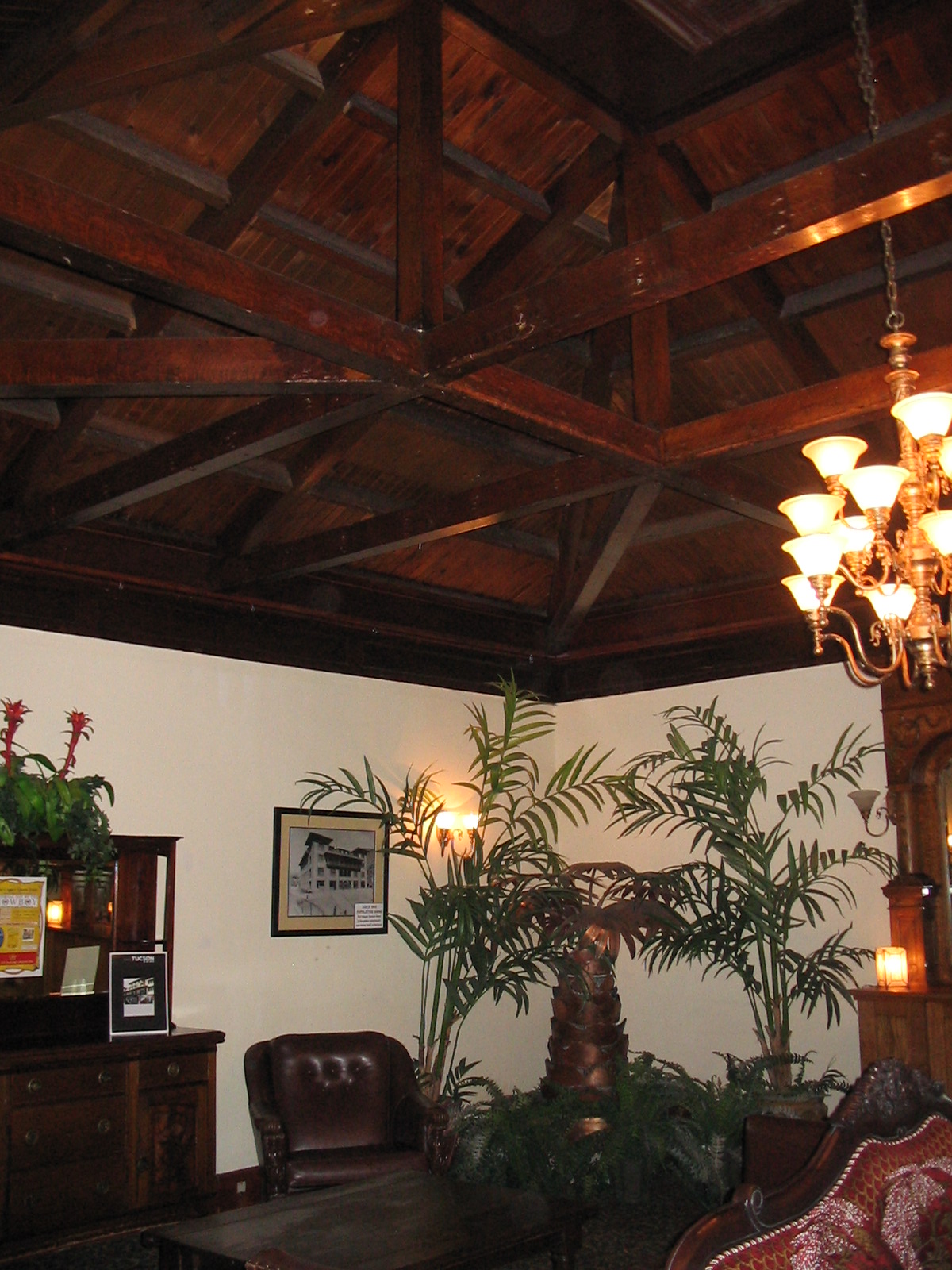 Lobby of the Copper Queen Hotel in Bisbee