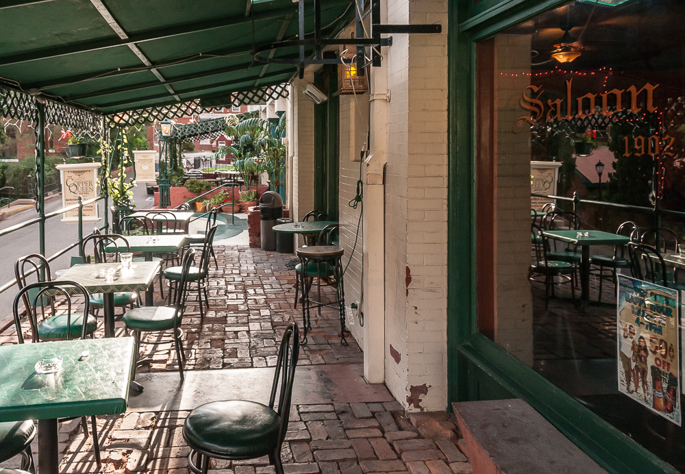 Inside the Copper Queen Saloon at the Copper Queen Hotel in Bisbee